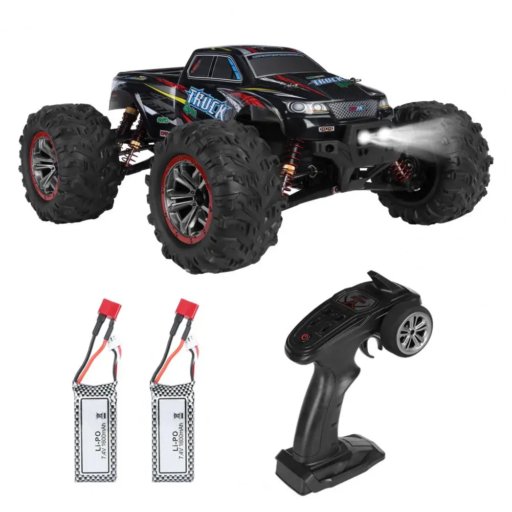 Coche RC con Motor sin escobillas rápido a escala 1:10, camión RC resistente al agua IPX5 con velocidad máxima 50KMH, coche de Control remoto todoterreno de alta velocidad 2,4G