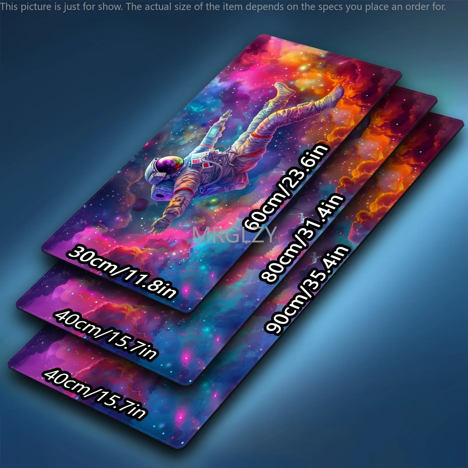 لوحة ماوس تحت عنوان رائد الفضاء، قاعدة مطاطية كبيرة مضادة للانزلاق، ملحقات مكتب الكمبيوتر، لوحة ماوس للمكتب والألعاب، سجادة لوحة المفاتيح، سجادة ديكور #5