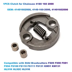 1PCS Clutch for Chainsaw 4180 160 2000 Compatible with Stihl Brushcutters FS89 FS90 FS91 FS94 FS100 FS110 FS111 FS131 KM91