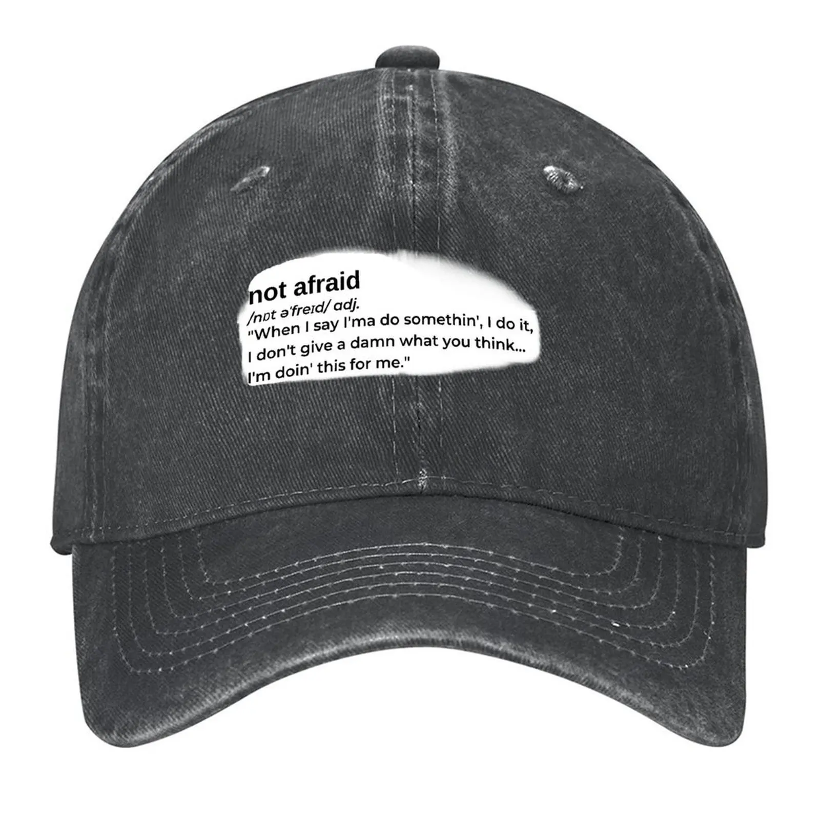 

Not Afraid by Eminem Baseball Cap golf hat genuine Dropshipping Streetwear hats for men Women's Men's