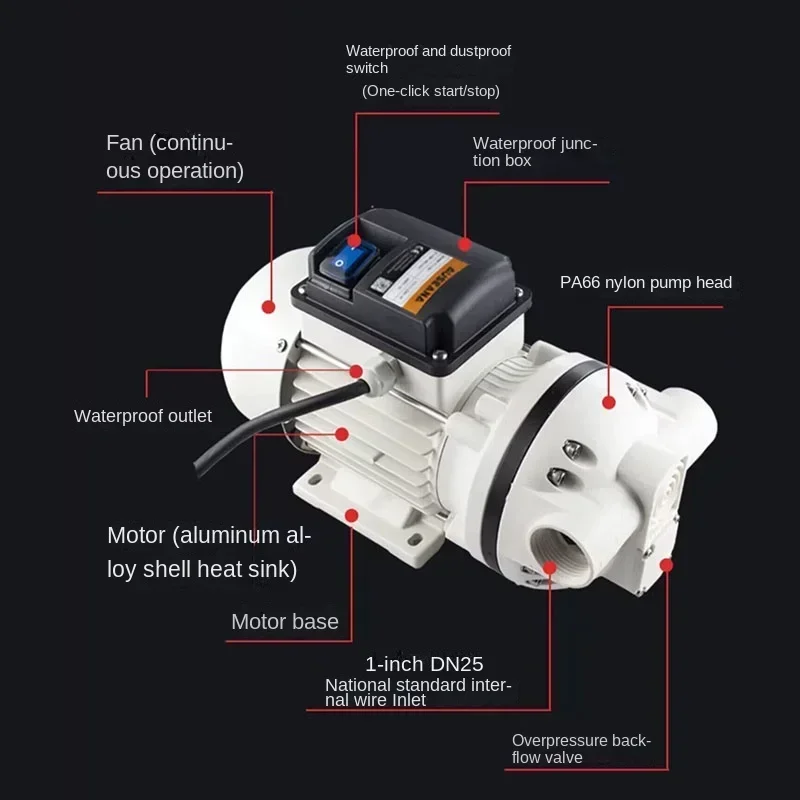 

Large Flow Acid And Alkali Resistant Self-priming Corrosion-resistant Chemical Laundry Liquid Acid Wineelectric D