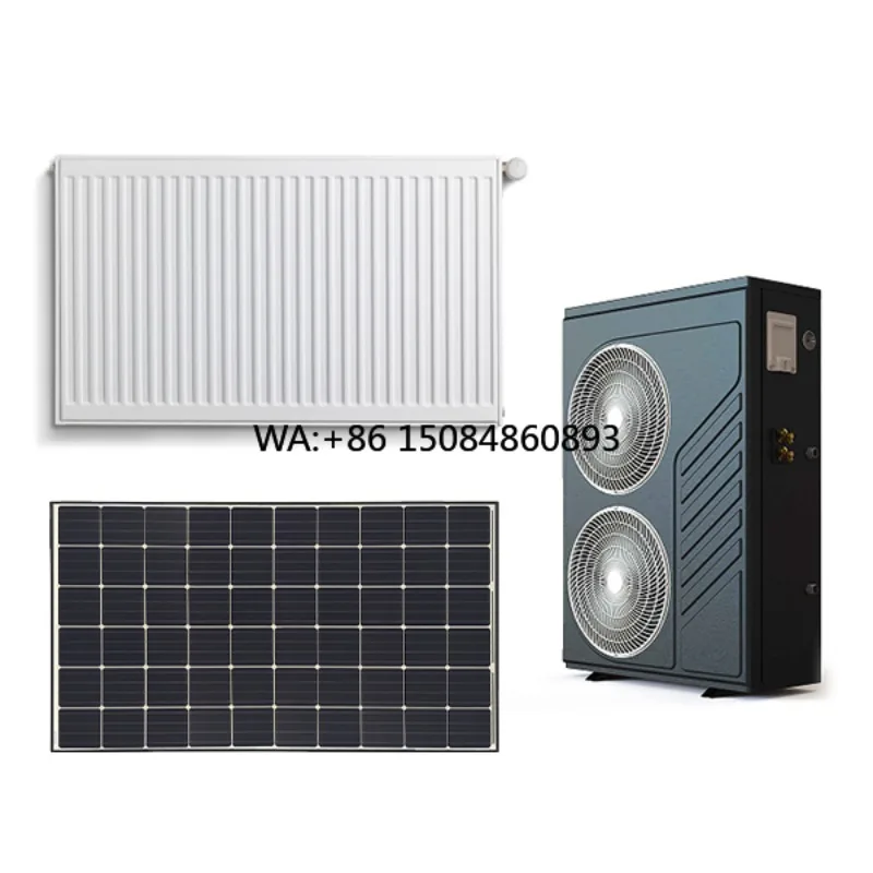 Low Noise Energy Saving DC Solar Heat Pump System, Stable Heating Cooling & Domestic Hot Water, Wide Temperature Adaptation