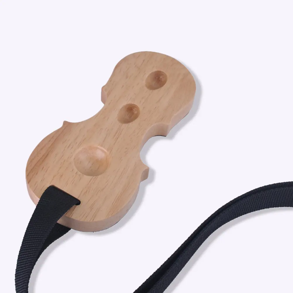 Cello Stopper Wooden End Pin Holder Non Slip Floor Pad Thick Elegant Design 3 Holes for Custom Playing Posture Enhanced Friction