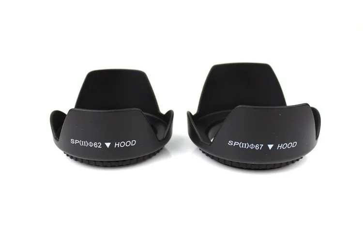 Universal Lens Hood 49mm 52mm 58mm 55mm 62mm 67mm 72mm 77mm  Screw-in Tulip Petal Flower Filter Thread Camera Lente Protect