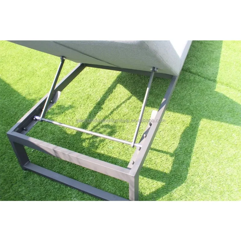 High-quality all-aluminum frame outdoor garden furniture terrace swimming pool loungers