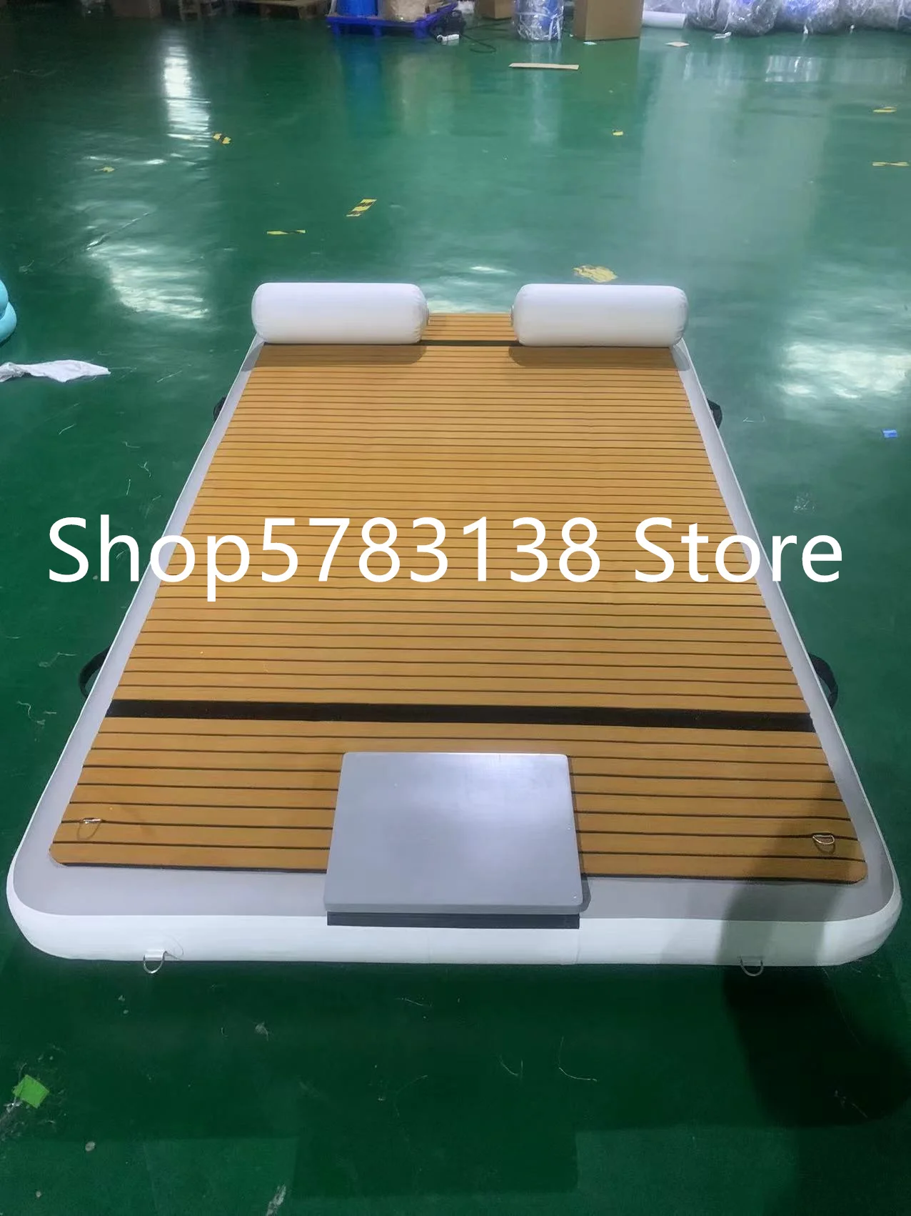 2022 Hot Koop Zwemmen Water Platform Aangepaste Opblaasbare Drijvende Dock Platform Opblaasbare Lucht Water Floor Mat