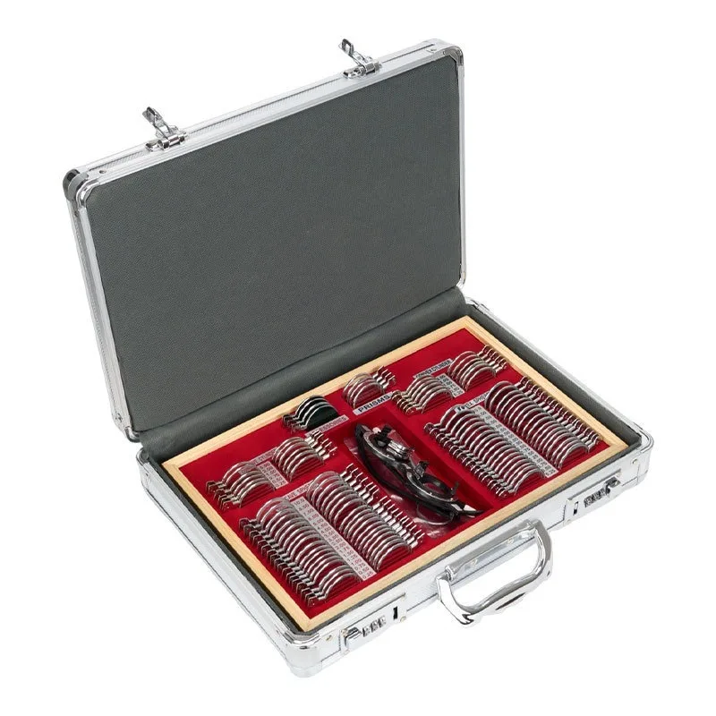 Metal insert case Try on lens case, optometry insert
