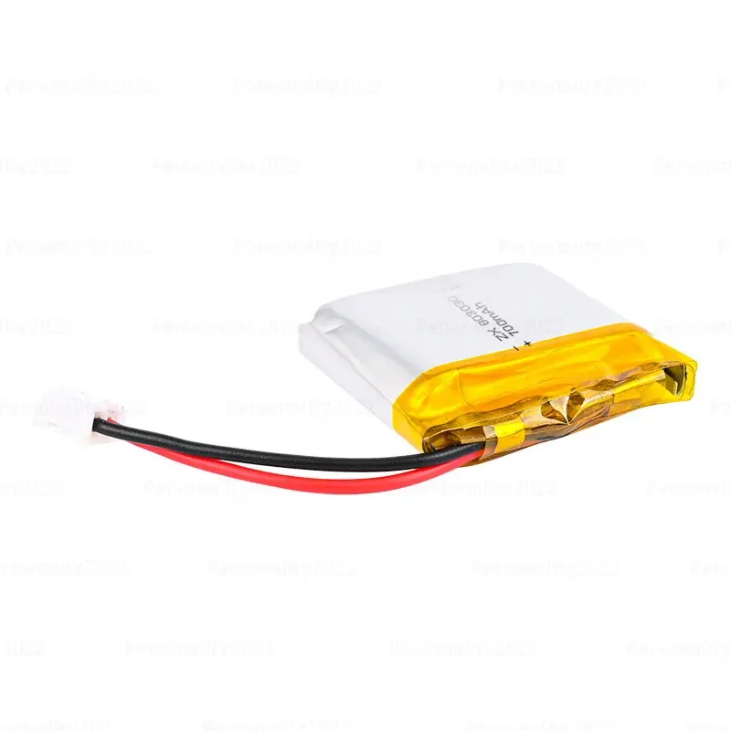 Lipo 803030 3.7V Battery 700mAh Lithium Polymer Batteries for GPS Smart Wear Sprayer Beauty Equipment DVD Rechargeable Cell