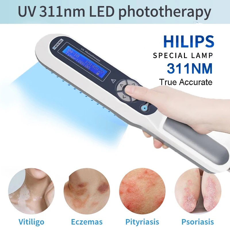 Anti-white Spot Skin Treatment Light 311nm UVB Narrowband Ultraviolet Phototherapy Instrument for Vitiligo Psoriasis Treatment