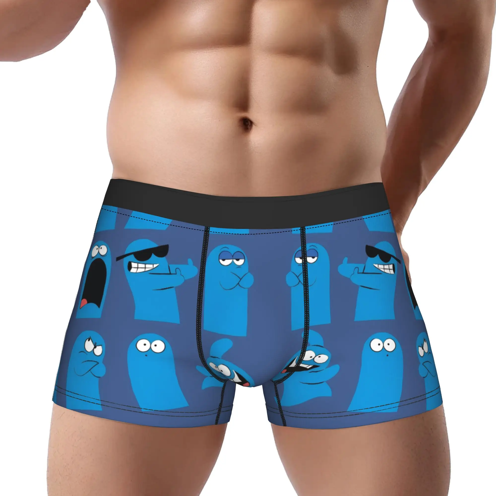Fosters Home for Imaginary Friends Underpants Breathbale Panties Men's Underwear  Print Shorts Boxer Briefs