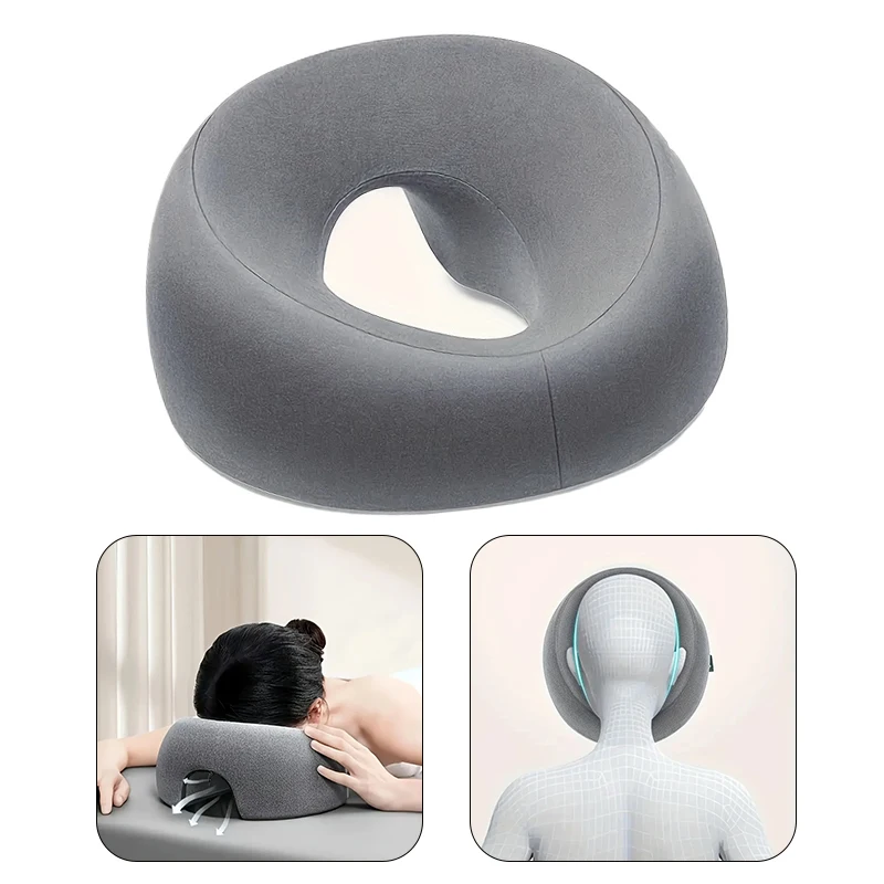 

Breathable Memory Foam Prone Pillow for Spa Beauty Salon Massage Home Textile Bedding Accessories Cheek Neck Support Relaxation