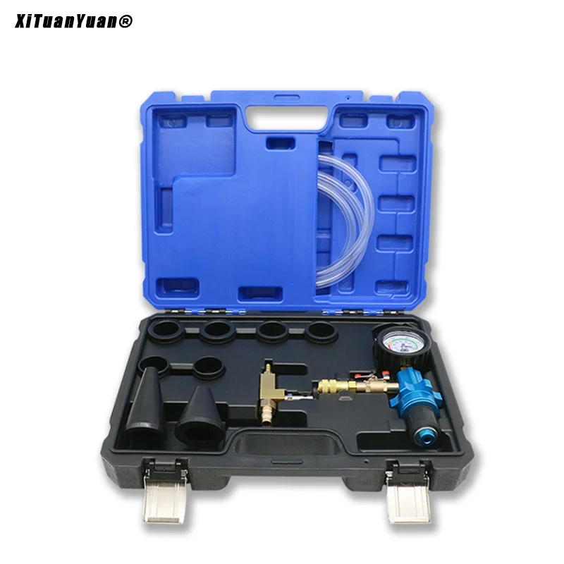 

16pcs Coolant System Vacuum Refill Kit Car Antifreeze Replacement Tools Filler Vacuum Pump Coolant Refill Kit Radiator Coolant