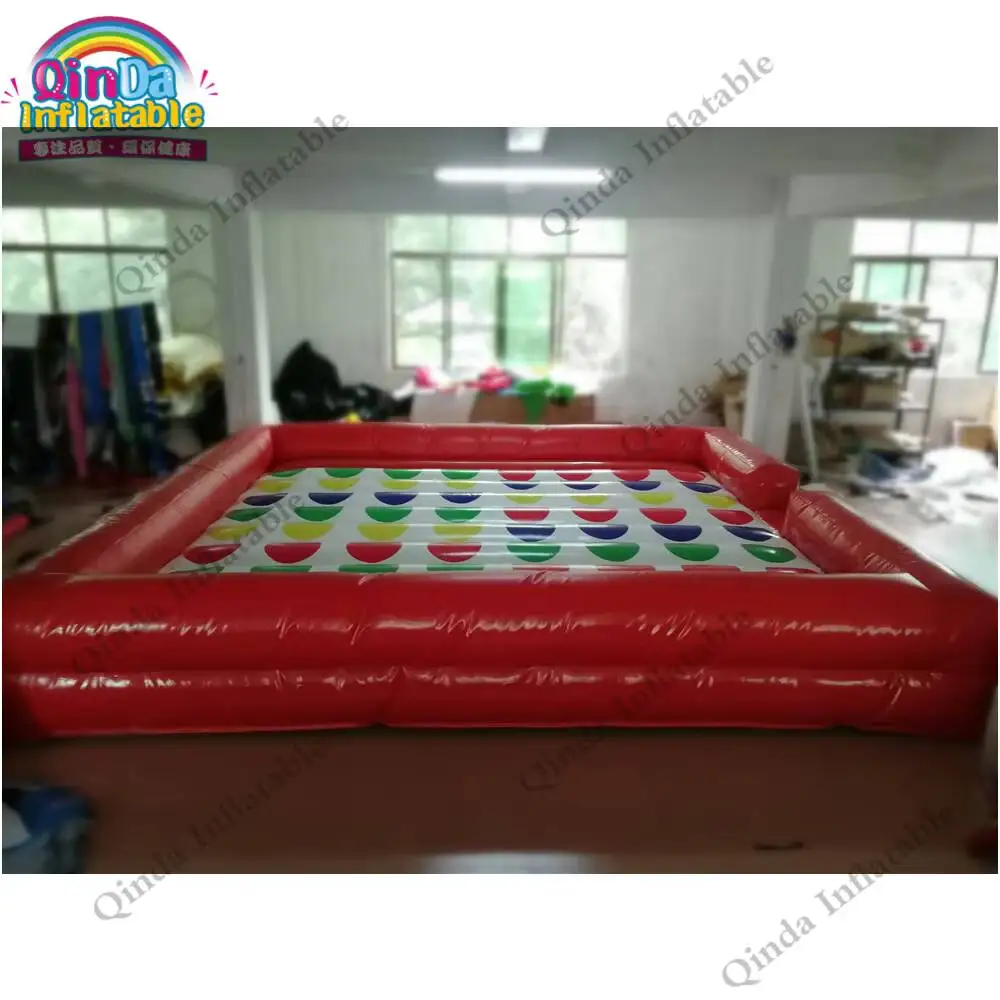 X5m Funny Inflatable Twister Game Inflatable Twister Mattress For Kids And Adult