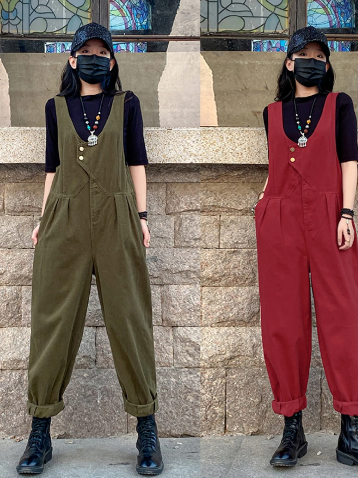 

Бархатные джинсовые комбинезоны с завышенной талией и снежинками, женские длинные брюки с высокой талией, свободный крой, цветное покрытие живота, осенняя новинка