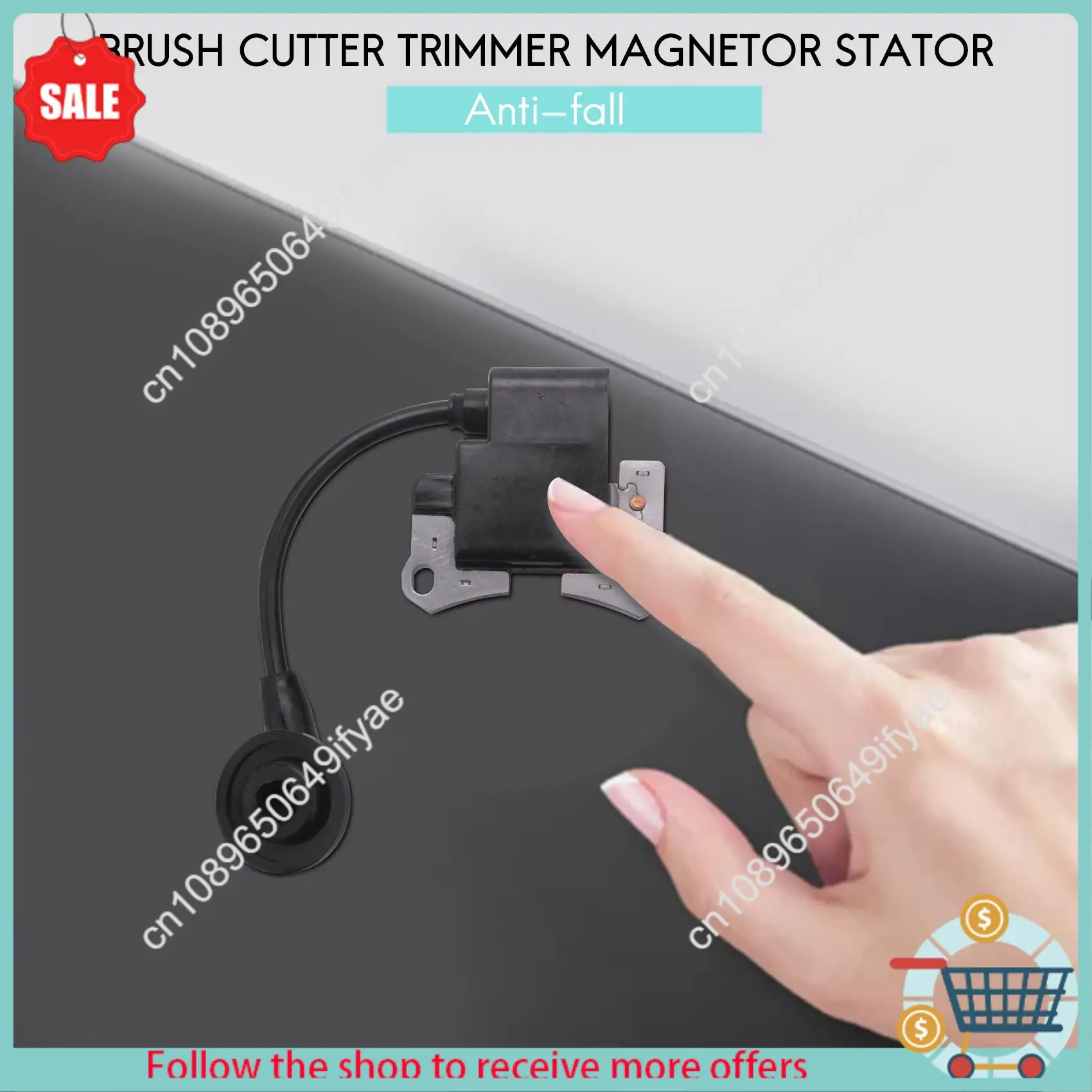 

Y67A-катушка зажигания TLE43 для KASEI 1E40F-E 1E40F-E.3 для KASEI BC-46 CG-430 BC46 CG430 кусторез триммер магнитный статор