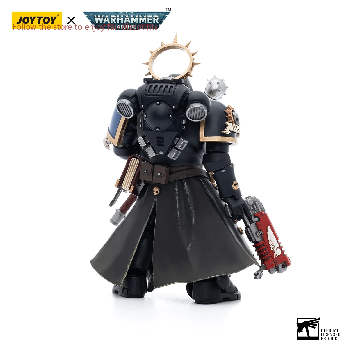 Joytoy Warhammer 40K 1/18อัลตร้ามารีน primaris chaplain พี่ชาย Varus โมเดลทหารอะนิเมะของเล่นของขวัญ