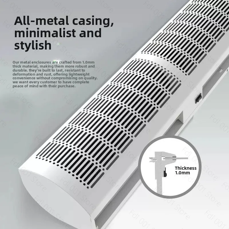 Door Air Curtain Machine Commercial Silent Restaurant Door Head Air Curtain Machine 1.5 Meters