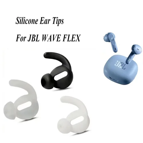 Almohadillas para los oídos JBL WAVE FLEX, gancho para la oreja, auriculares inalámbricos, repuesto de auriculares de silicona, puntas de gancho, tapones para los oídos para deportes, anticaídas