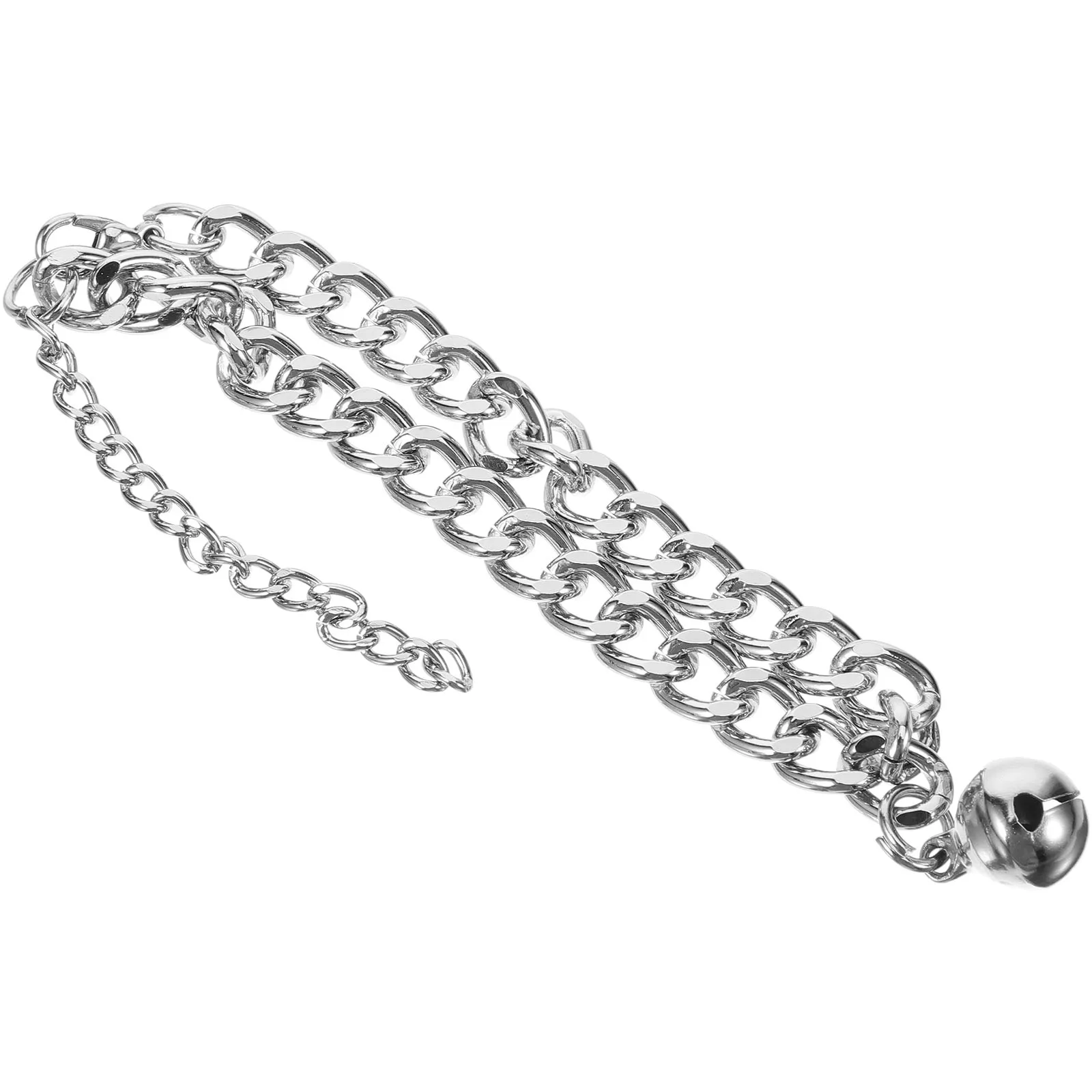

Aluminum Alloy Pet Silver Bell Adjustable Size for Cats Dogs Durable Rust Resistant Fashionable Necklace Cat Dog Collar Pet