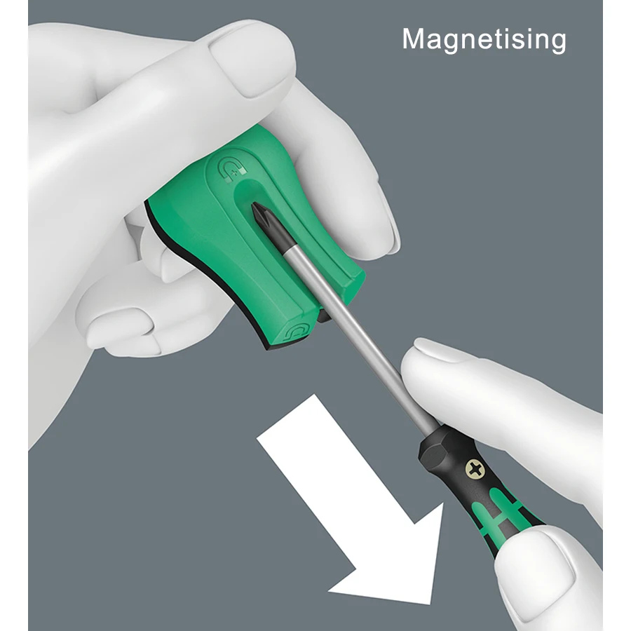 WERA 05033404001 Magnetyzer SB do magnetyzów i demagnetyzujących końcówki narzędziowe Szybkie i wygodne magnetyzery 9500/demagnetyzy