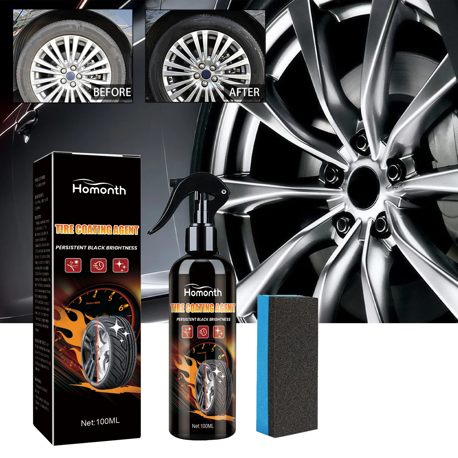 

Средство для автомобильного покрытия, усиление блеска для шин, устойчивость к окислению, ремонт выцветания, царапины, очистка грязи, защита от брызг, спрей, уход за красотой колес