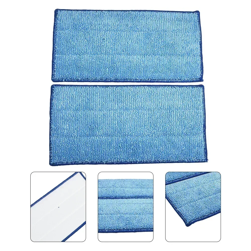 2Pcs Microfiber Mop Pads For Swiffer WetJet Household Cleaning Sweeping Robot Replacement Washable Spare Parts