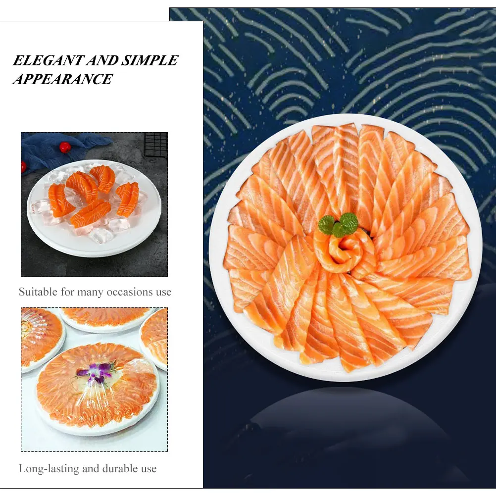 

Sushi Plate Holder Serving Platter Decoration Tray Decorative Food Plastic Display