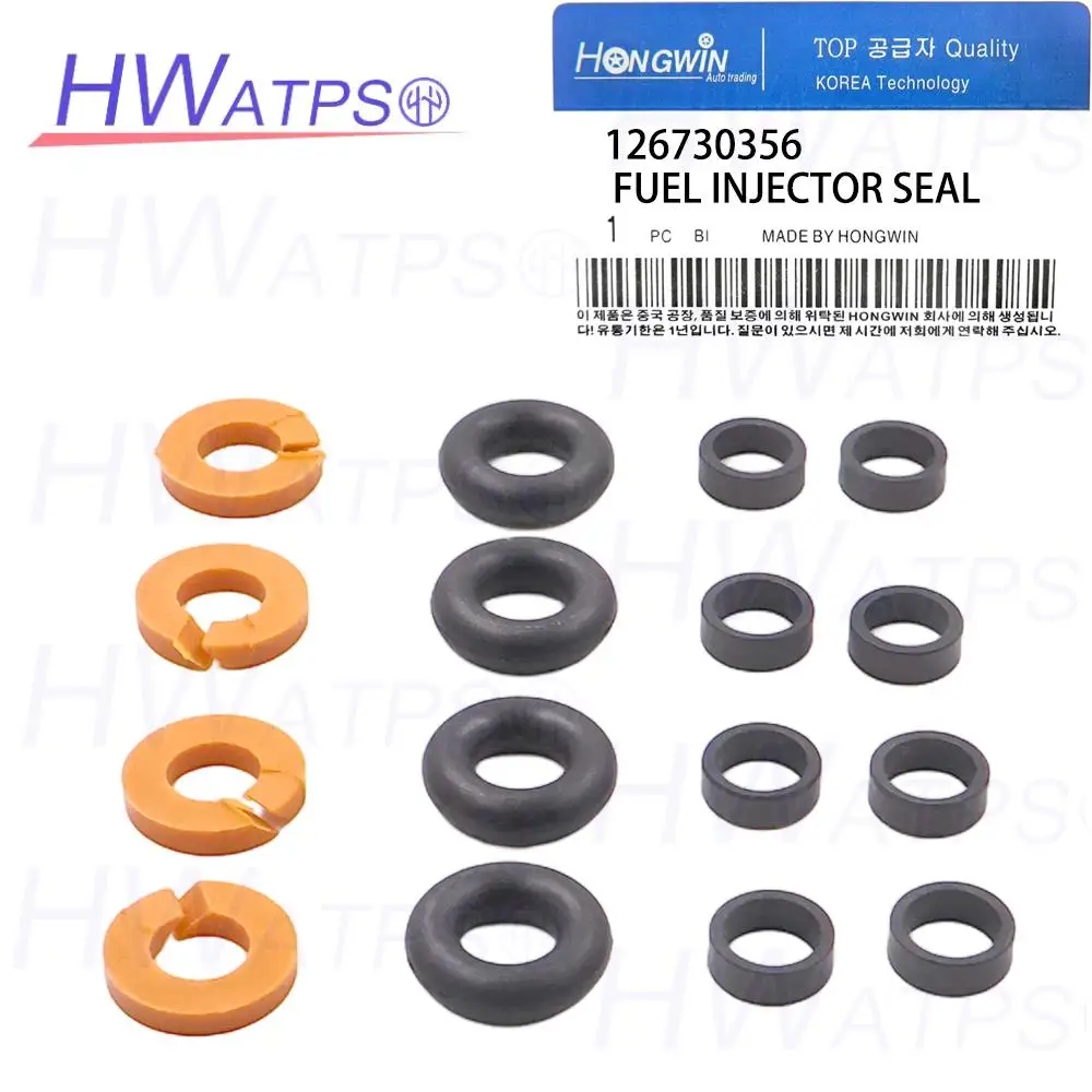 For Chevrolet Malibu Limited Impala Buick Regal LaCrosse Cadillac ATS Fuel Injector Seal 126730356 12633594 12639260 12641740