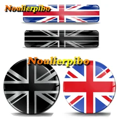 Kreative Vinyl Auto Aufkleber 3D Gel Silikon Dome Union Jack Logo Abzeichen Aufkleber Laptop Handy Auto Innen Helm Aufkleber