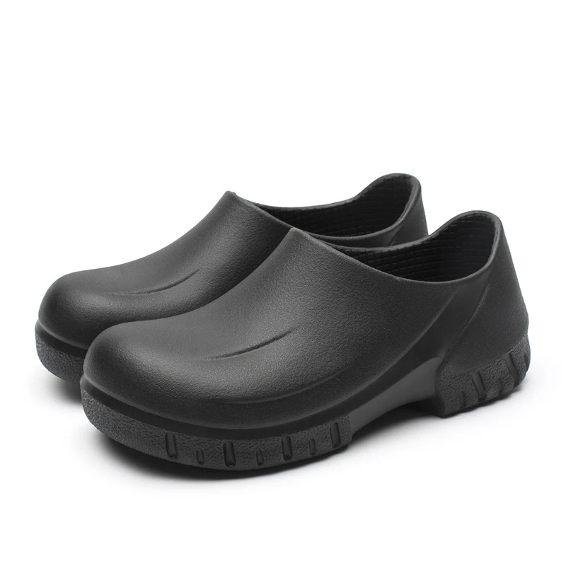 New Chef's Anti Slip Shoes Waterproof Oil Resistant Wear Resistant Kitchen Work Shoes Food Factory Workshop