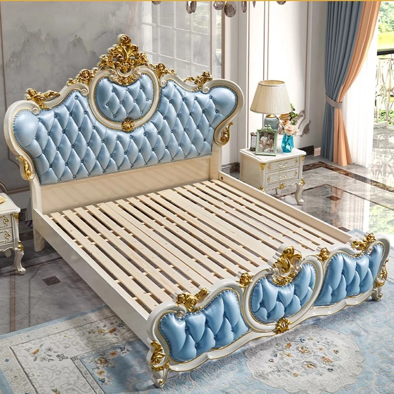 Princess Sleeping Bed Sex Beauty Multifunctional Design Girls Bed Bedroom Double Luxury Storage Sun Muebles Unique Furniture