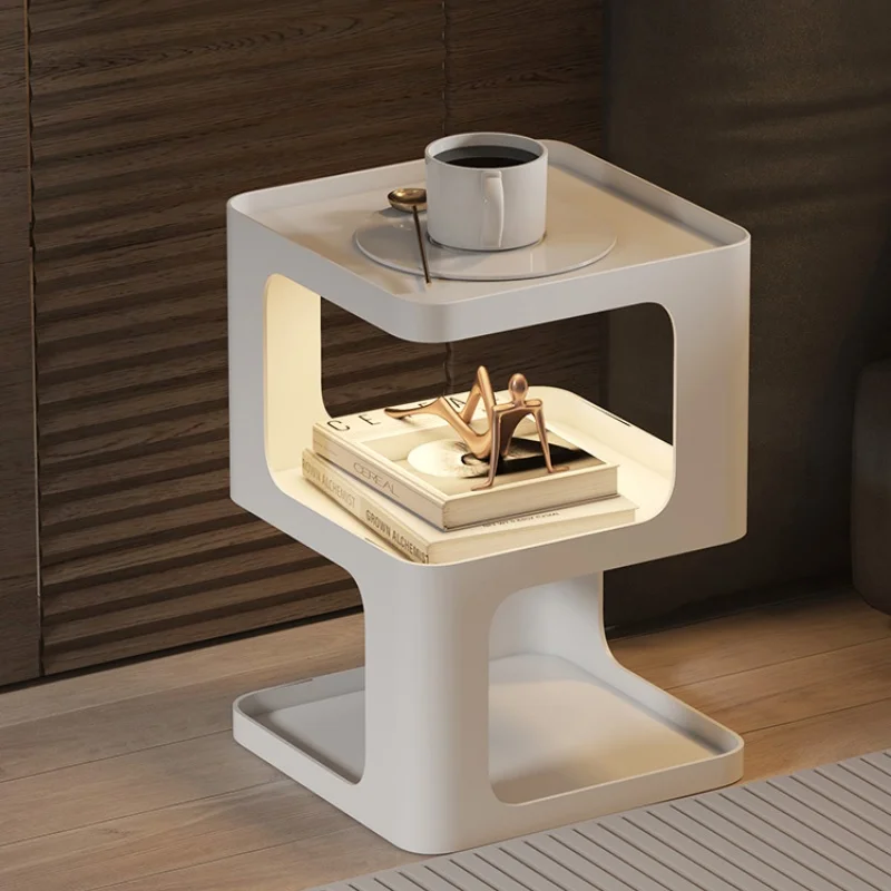 

Modern designer home furniture Living room coffee table with side cabinet