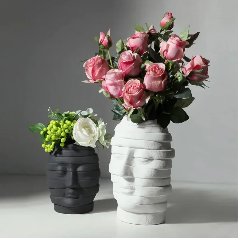 Nordic style decoration ceramic craft table vase