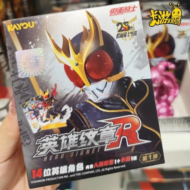 

Новая оригинальная эмблема KAYOU Kamen Rider Hero, серия кукол, печать 1, фигурка, штампованные карты, официальная коллекция аниме, игрушки, подарки Xams