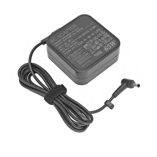 Imagen 2 del producto Adaptador de cargador para ordenador portátil, accesorio para ASUS X755J UX481 UX481FL UX480 UX480FD P553UJ PU301LA Zenbook UX21 UX31A U38N, 19V, 3.42A, 65W, 4,5x3,0 MM