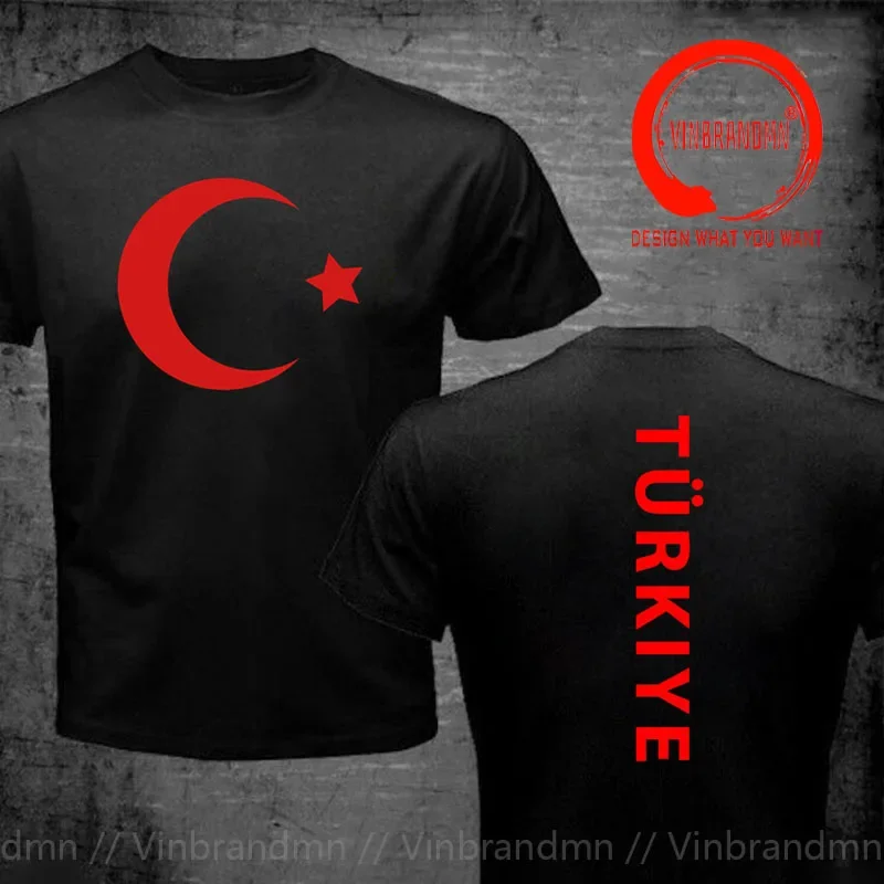 Turkiye Printed Turkey T Shirt Men Casual Footballer Legend Soccers TeeShirt Funny Turkish Flag T-shirt Gokturk Flag Turk Tshirt