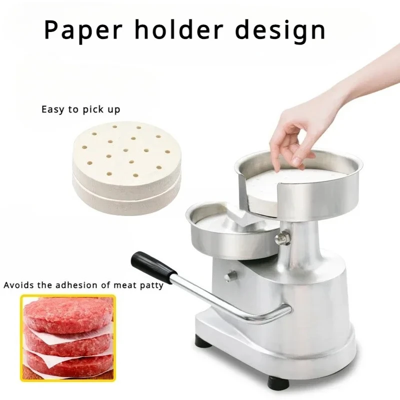 Prensa Manual para Hamburguesas JKH-130, Máquina para Hamburguesas de Carne de Res y Pollo