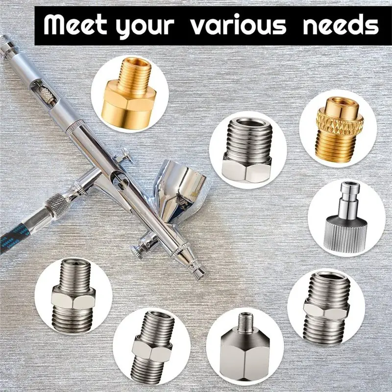 MLGB-Airbrush Hose Airbrush Adapter Fittings Airbrush Quick Disconnect Set