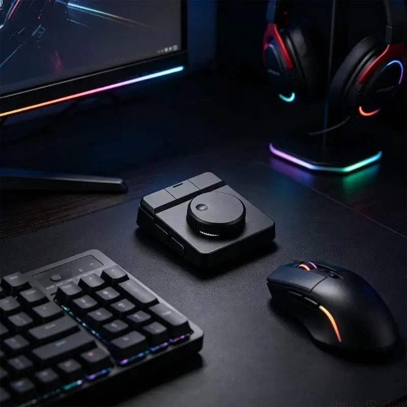 D100H Desk Editing Controller with Wireless Link, Fine-Tune Wheel and Control for Color Tuning, Video Trimming and Daily Retouch