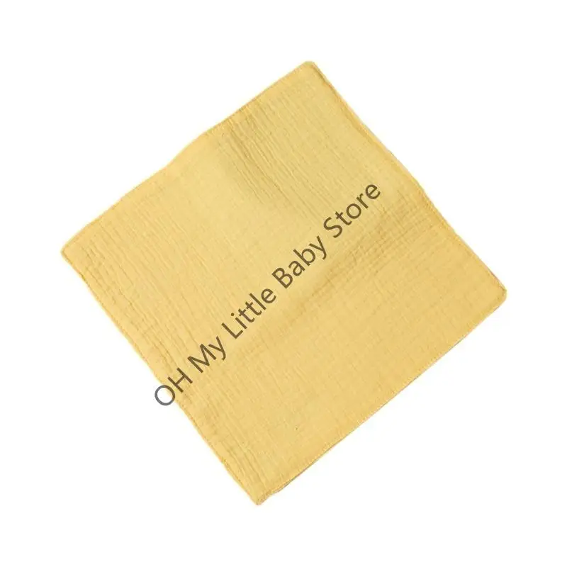 

M76C Baby Washcloths Soft Reusable Newborn Face Towel 4-layer Baby Wash Cloths Saliva Towel Soft for Boys Girls Durable