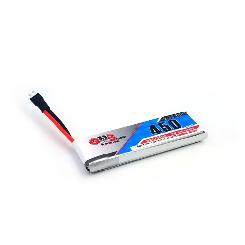 GNB Gaoneng HV Lipo Battery 1S 3.7V 450mAh 80C/160C For RC Helicopter Quadcopter FPV Racing Drone Parts 5pcs