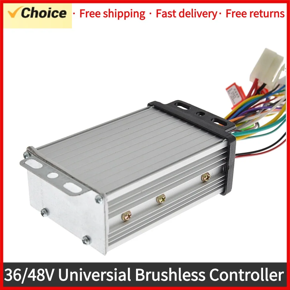 350W 36/48V Universial Brushless Controller for Electric Bicycle Electric Scooter