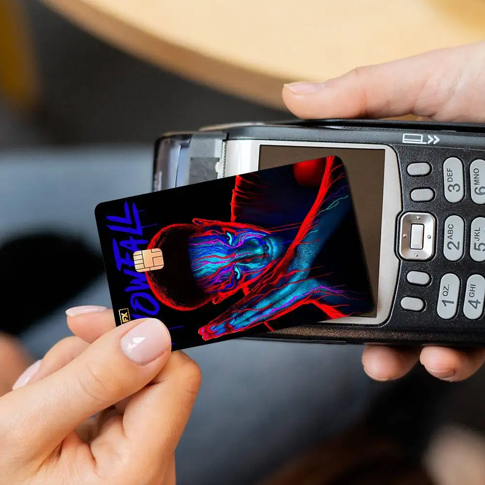 سنوفال المسلسل التلفزيوني فيلم أنيمي الكرتون ملصق فيلم الجلد لبطاقة الائتمان بطاقة حافلة البنك