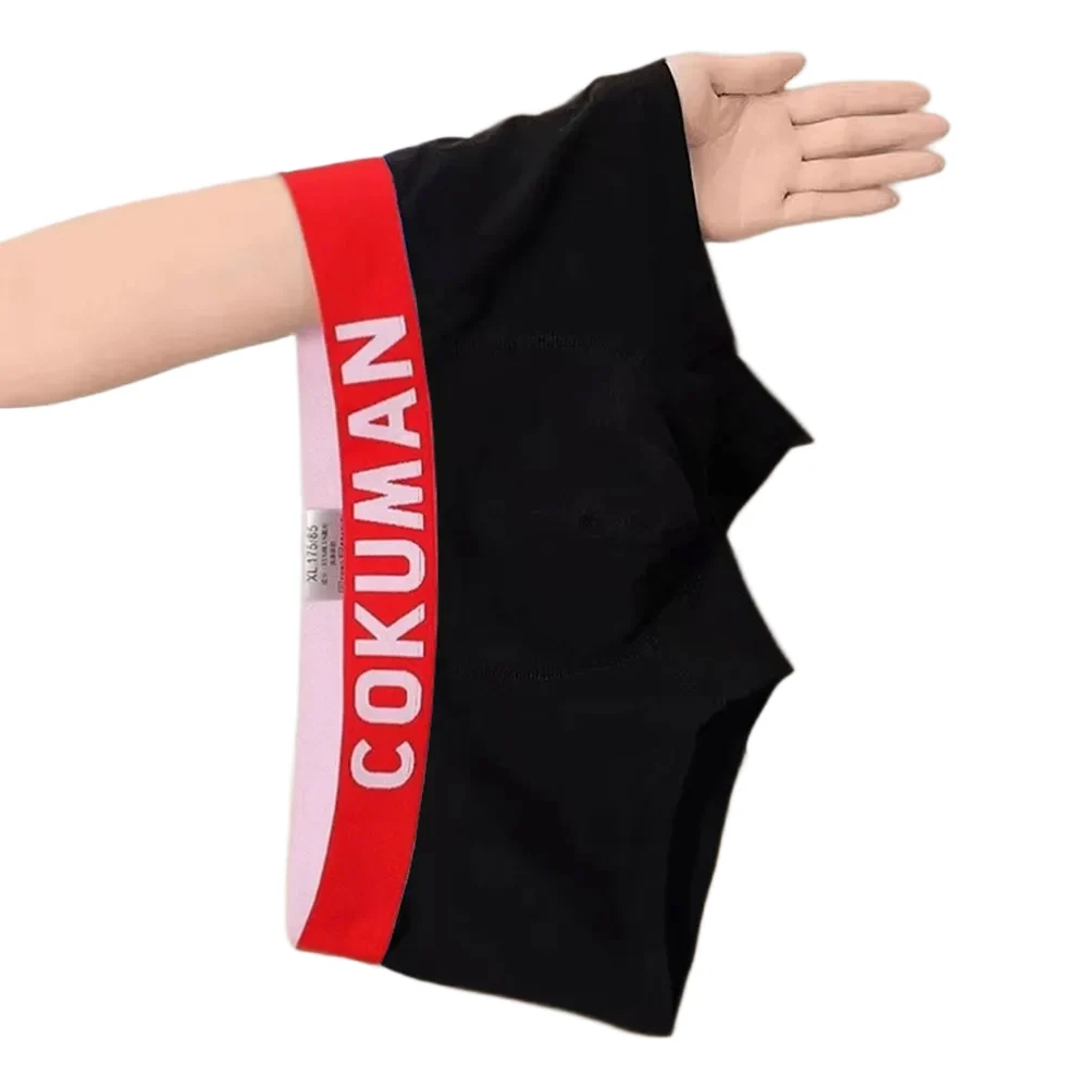 بوكسر رياضي من القطن الناعم يسمح بمرور الهواء للأنشطة الرياضية 90 قطن 10 ألياف لدنة ملابس داخلية جديدة بوكسر كلاسيكي