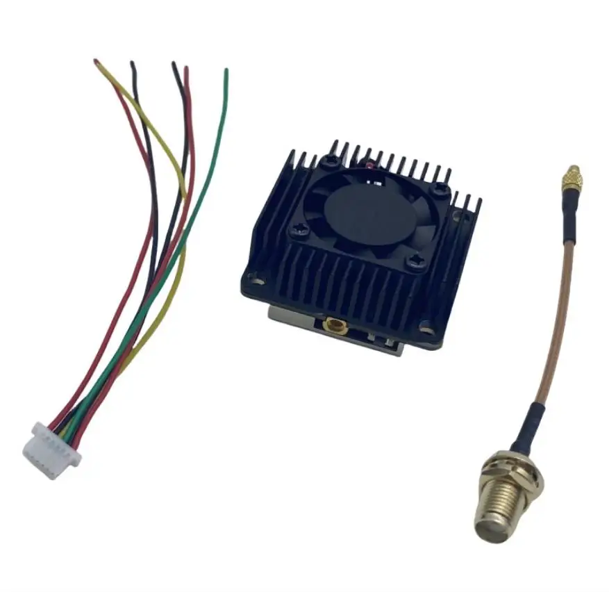 

3.3G 6W FPV Video Transmitter Receiver Drone Image Transmission FPV 16 Channels UAV Parts VTX VRX Freestyle Drone Component