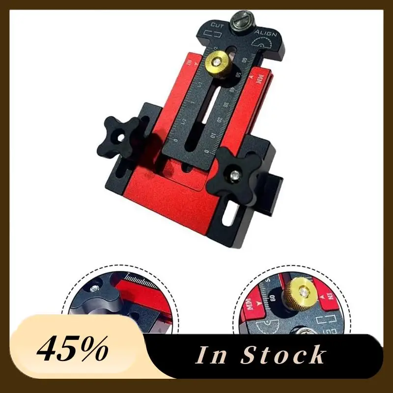 A60zadjustable Aluminum Alloy Sliding Fence 76Mm-173Mm Woodworking Table Saw Guide For Cutting Wood Boards DIY Projects Bmay