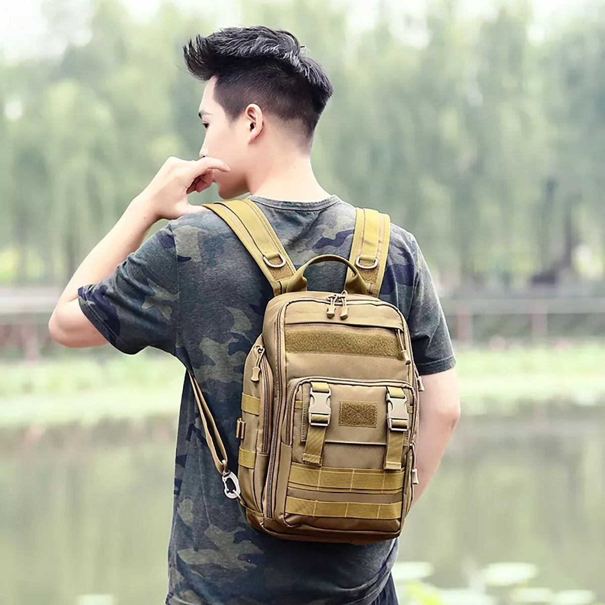 Shoulder Bag Waterproof Fishing Backpack Fishing Pack Portable Outdoor Backpack For Outdoor Fishing