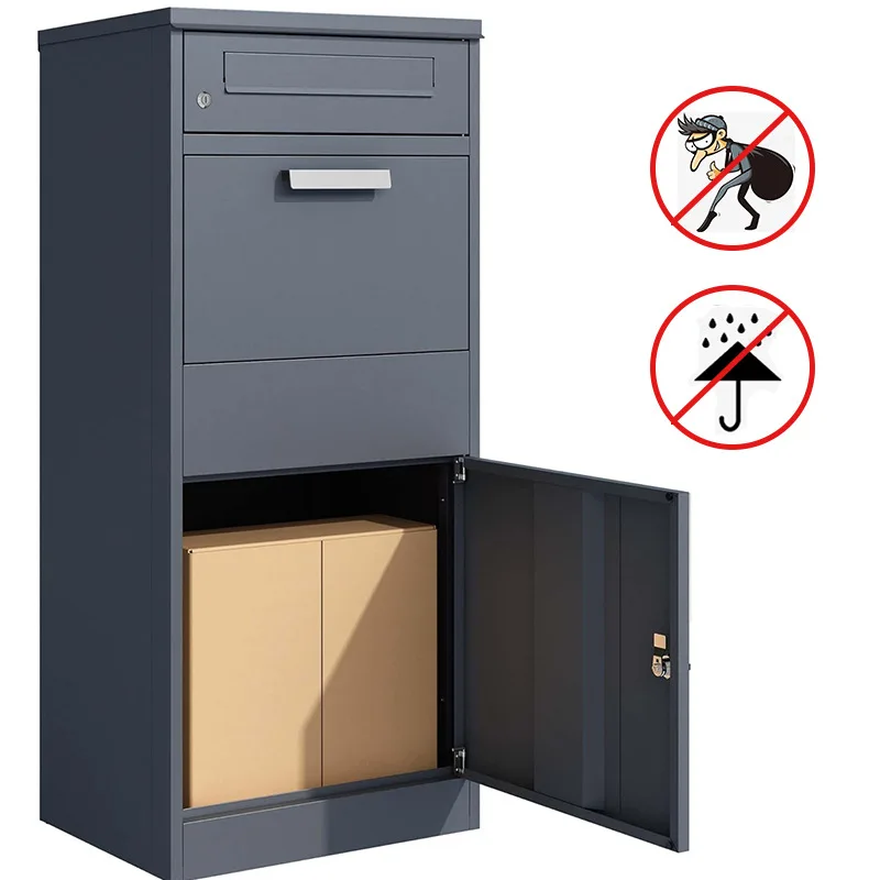 Family Express Cabinet Private Household Anti-theft Parcel Box Outdoor Pickup Locker Small Delivery Box with Lock Mailbox