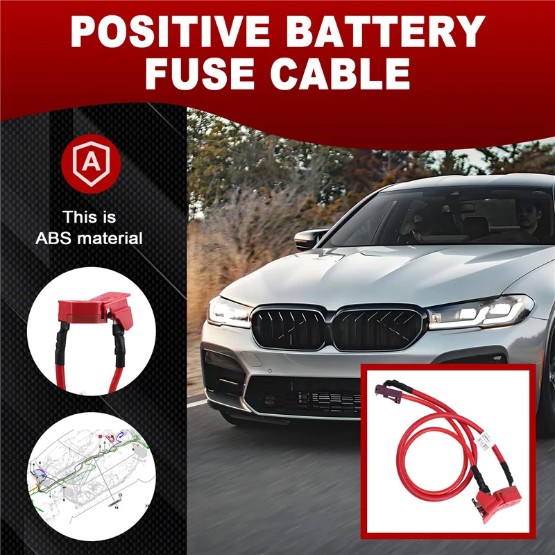 

61126998059 Car Positive Battery Fuse Cable For Hybrid BMW 5 G30 Battery Connector Cable Plus 6998059