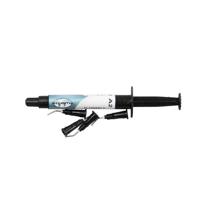 Dental Oral Materials Fluid Resin Set A2/A3 Light Cured Composite Micro Hybrid Fluid Resin Restorative Resin 2.3g/Syringe